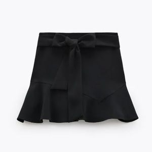Zara bow trim skirt
